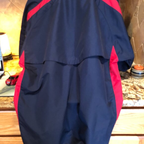 Men's Cooperstown Dreams Park Short Sleeve Windbreaker Blue & Red Medium - Picture 7 of 7